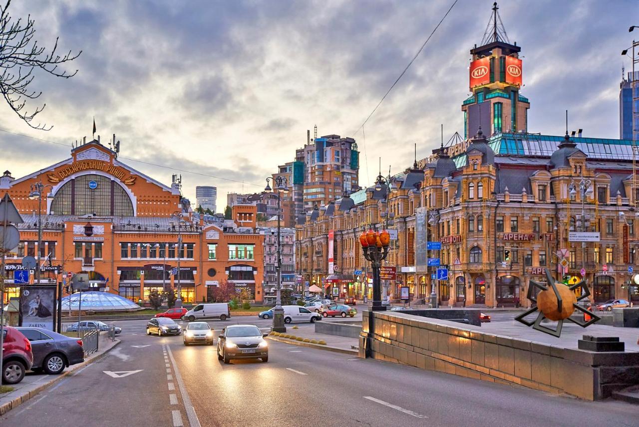 Big Jacuzzi , Sauna , Khreshchatyk Apartments Kiev Dış mekan fotoğraf
