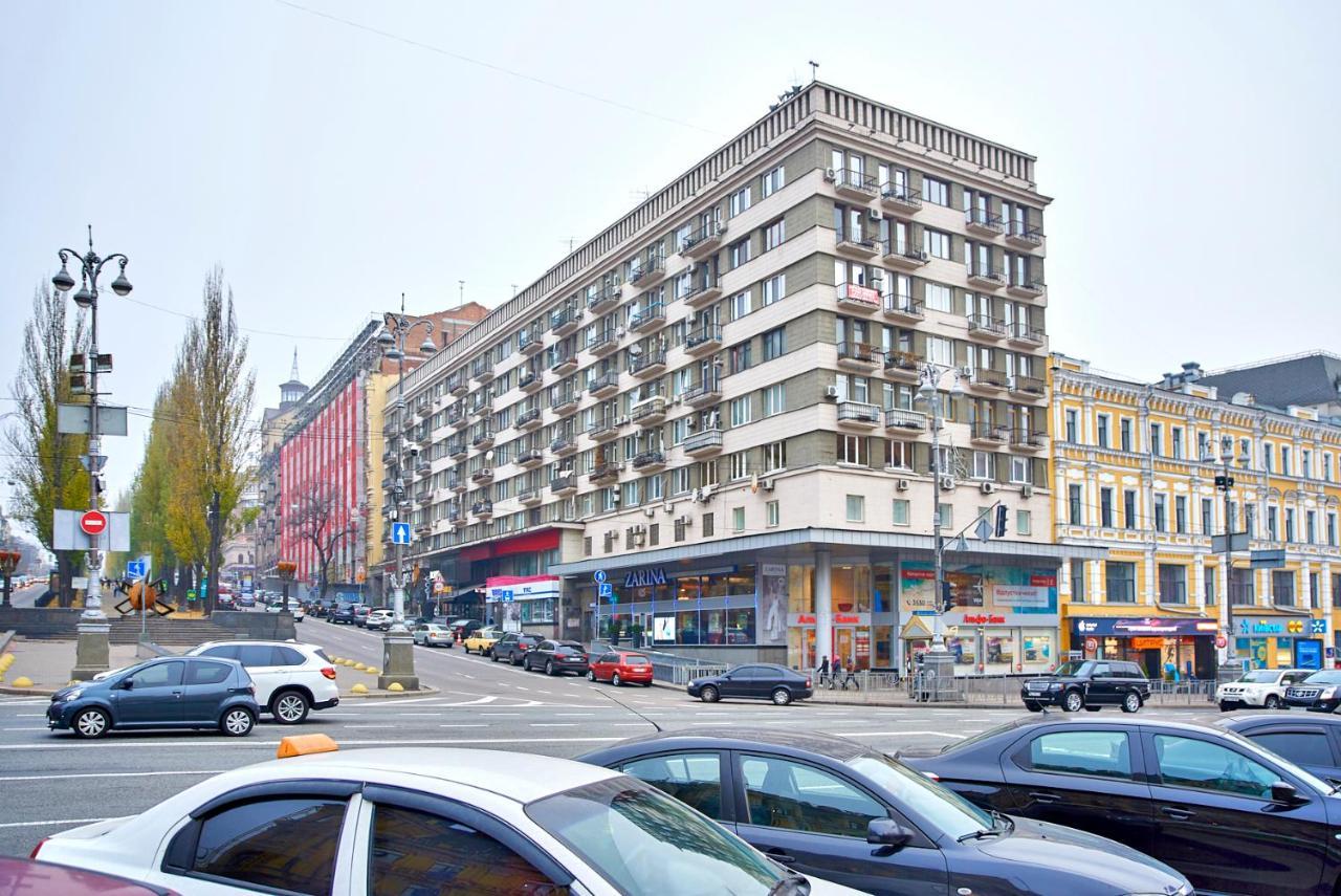Big Jacuzzi , Sauna , Khreshchatyk Apartments Kiev Dış mekan fotoğraf